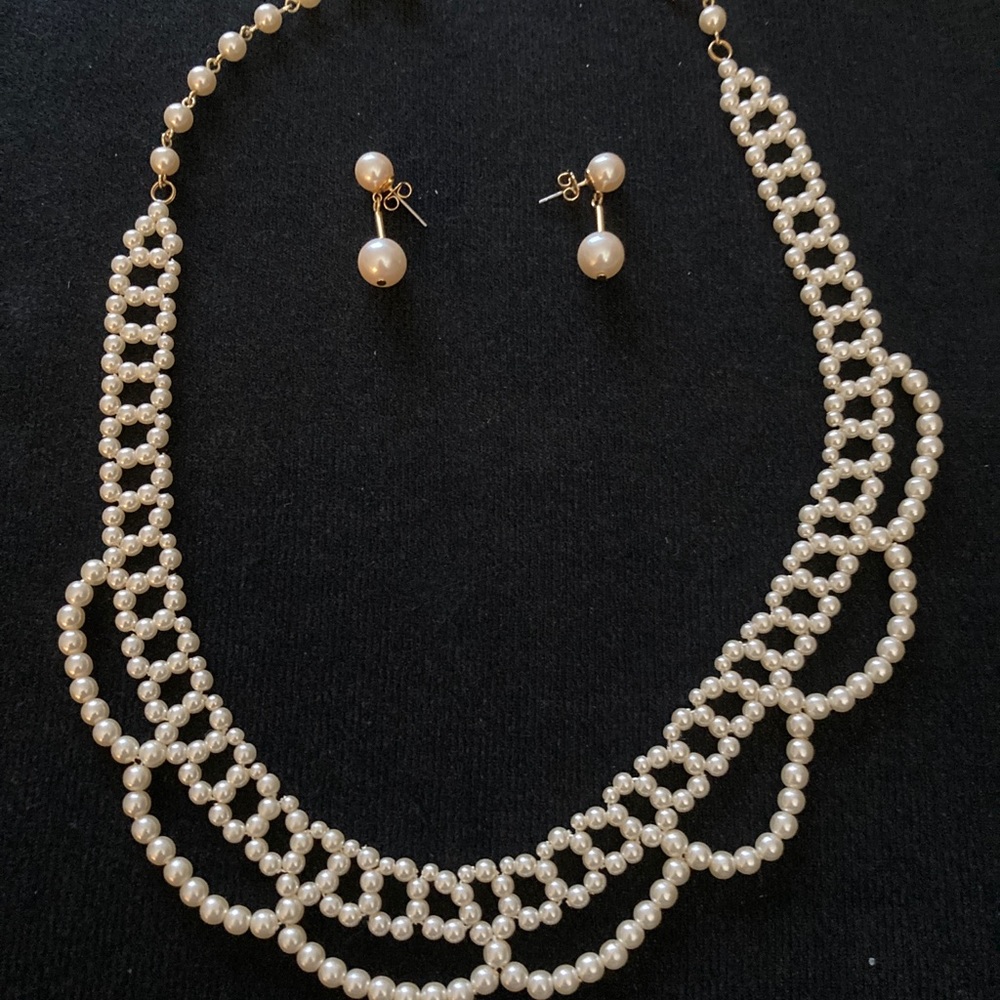 Pearl Necklace set